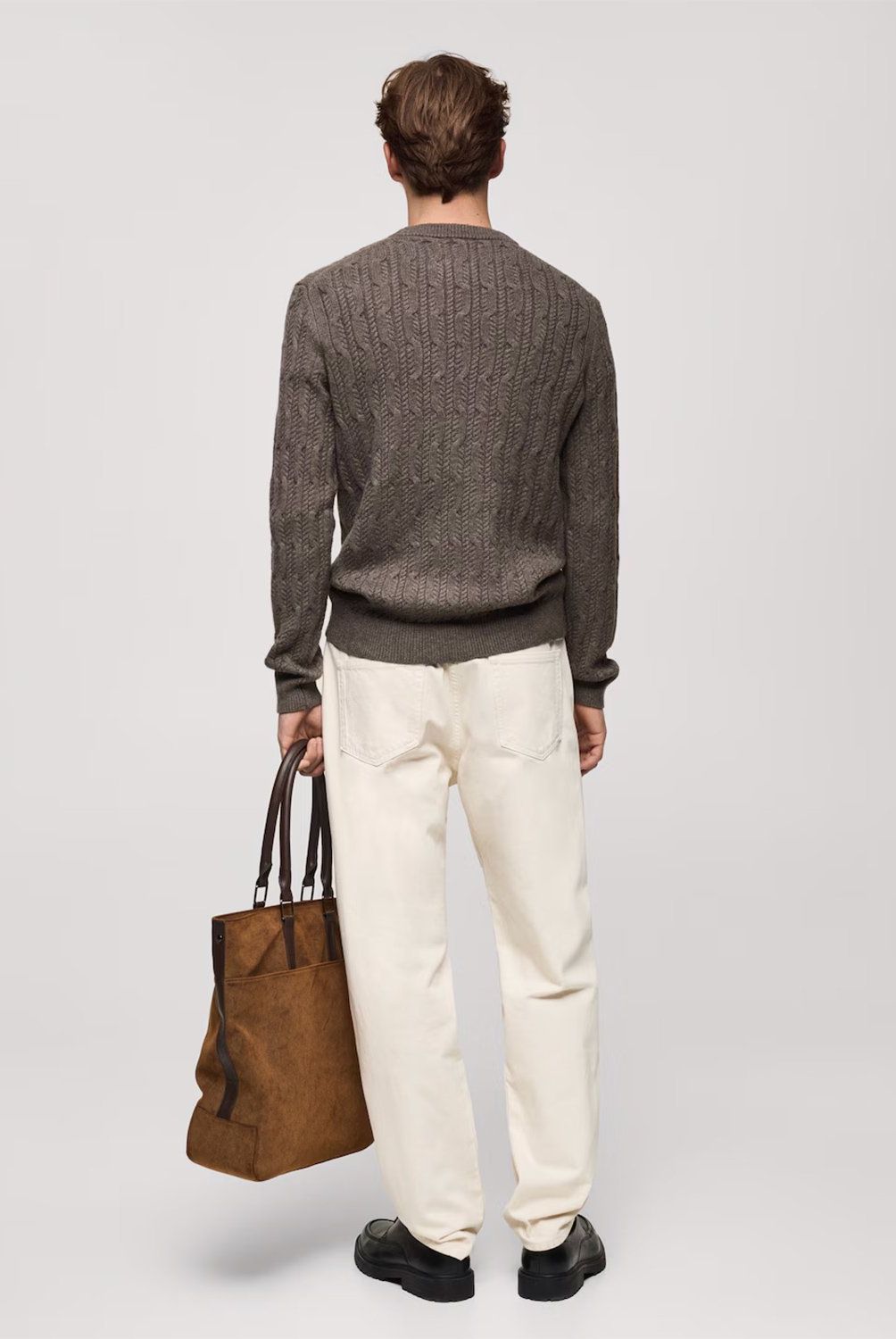 MANGO MAN - Sweater Punto Trenzado Hombre Mango Man