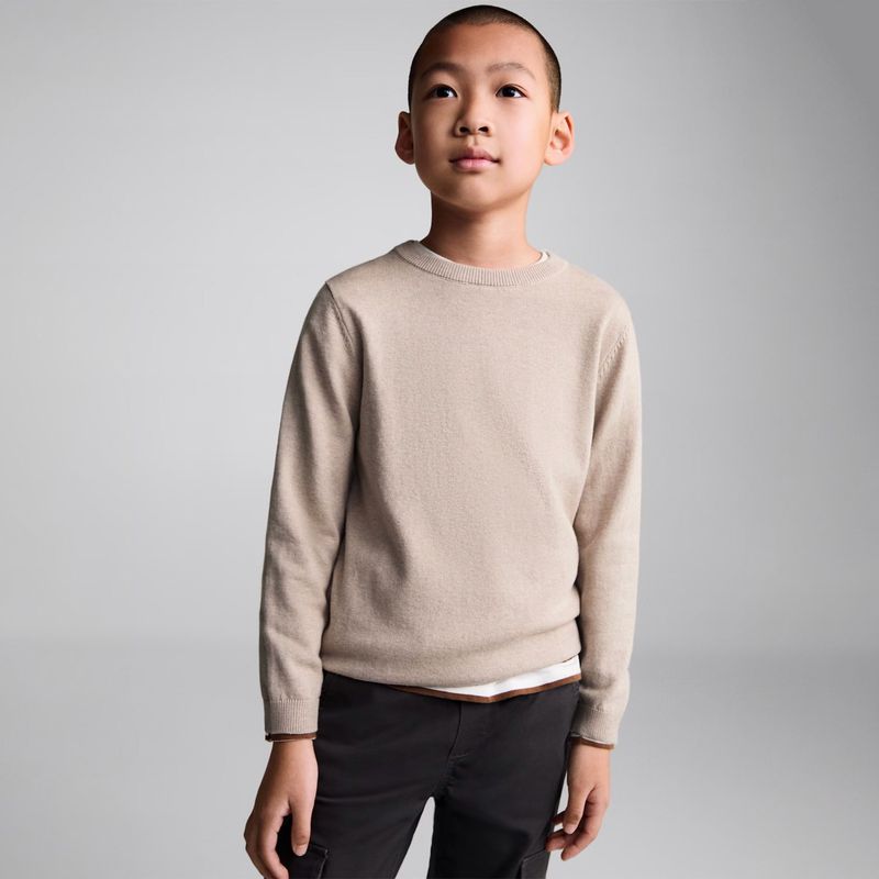 MANGO KIDS - Sweater Punto Algodón Niño Mango Kids
