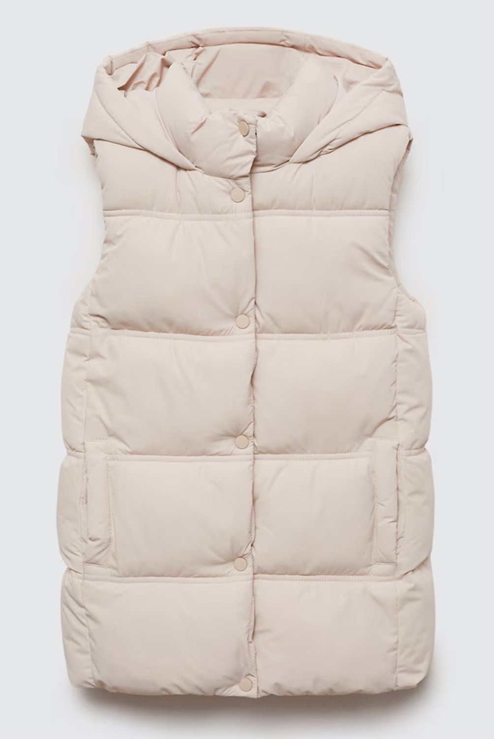 MANGO - Parka Acolchado Capucha Niña Mango