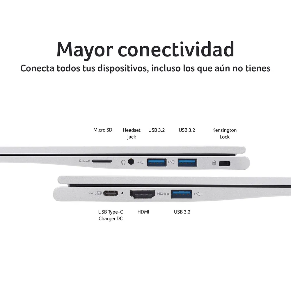 Acer Aspire Lite AL15-41P-R0ZY-1 AMD Ryzen 7 32GB 512GB 15.6" Plata, foto 8