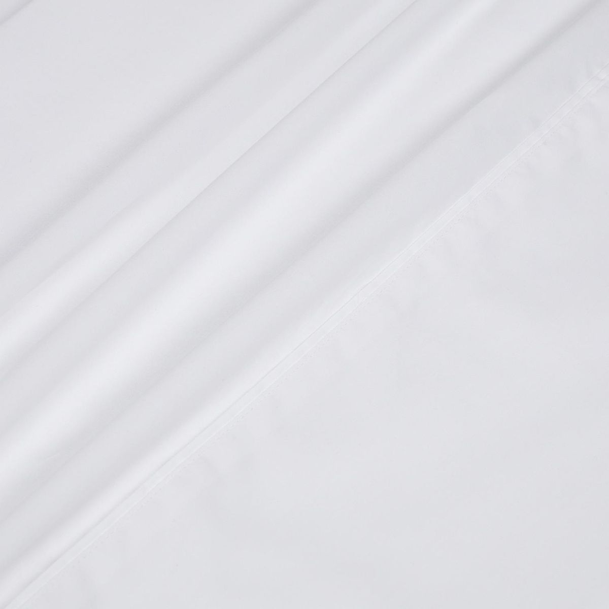 ROSEN - Juego De Sábanas Algodón 300 Hilos Lisa Blanca Rosen