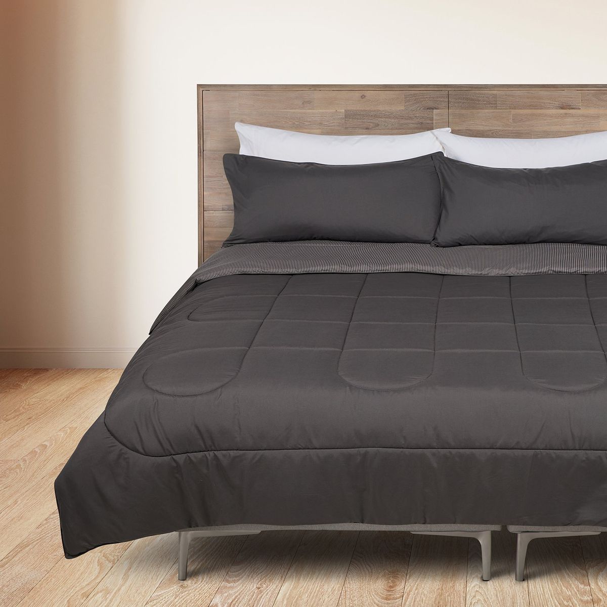 ROSEN - Plumón Bicolor Lines Charcoal Rosen