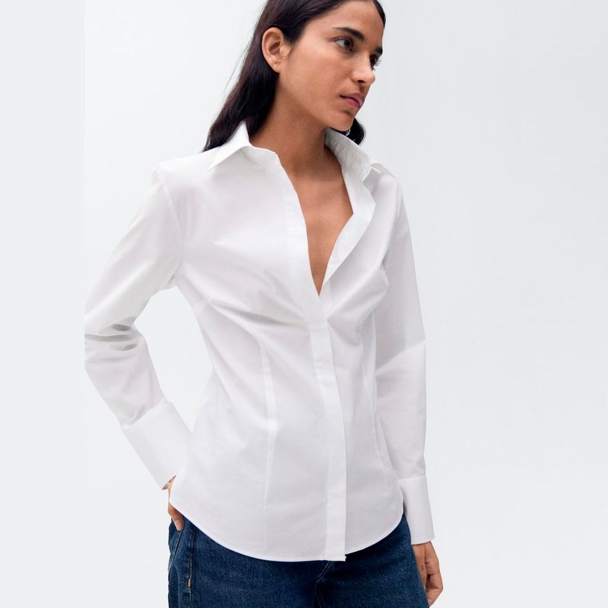 MANGO - Blusa Mujer Mango