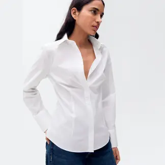 MANGO - Blusa Mujer