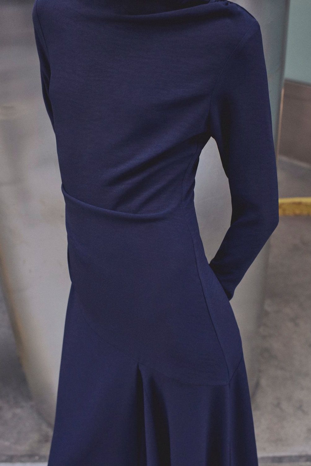 MANGO - Vestido Asimétrico Fruncido Mujer Mango