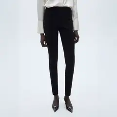 MANGO - Jeans Wideleg Tiro Medio Mujer