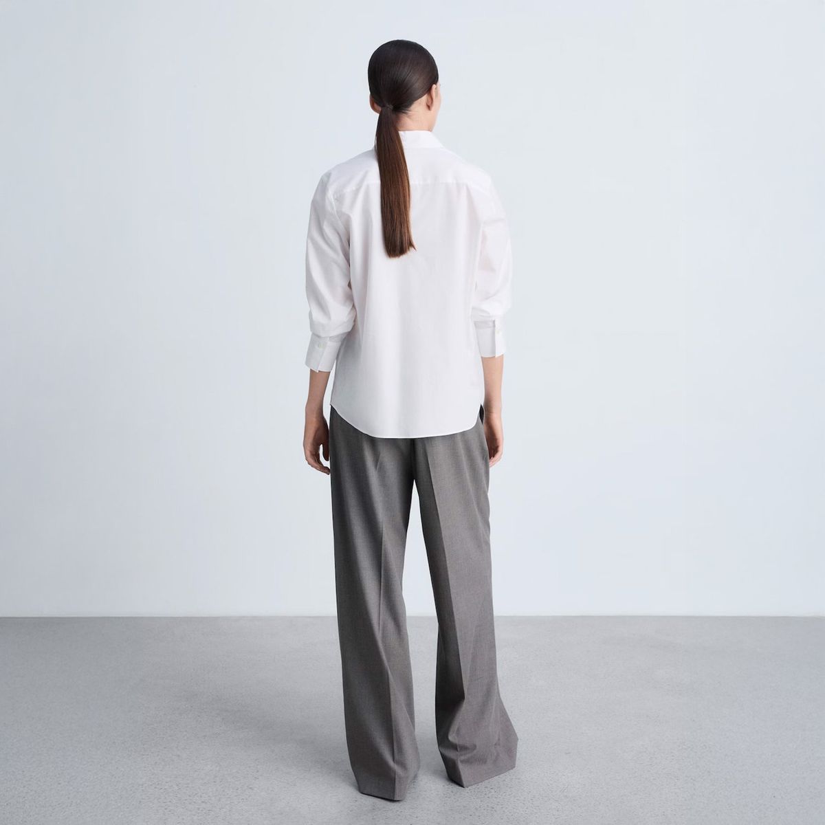 MANGO - Blusa Regular Mezcla Algodón Lyocell Mujer Mango