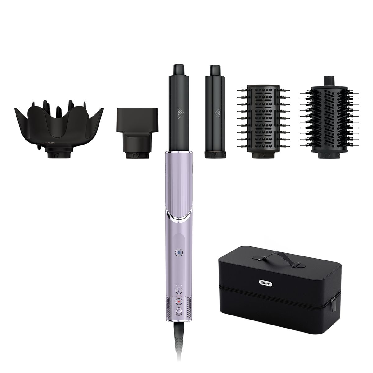 SHARK - Cepillo Secador FlexStyle Lila 5 en 1 Shark
