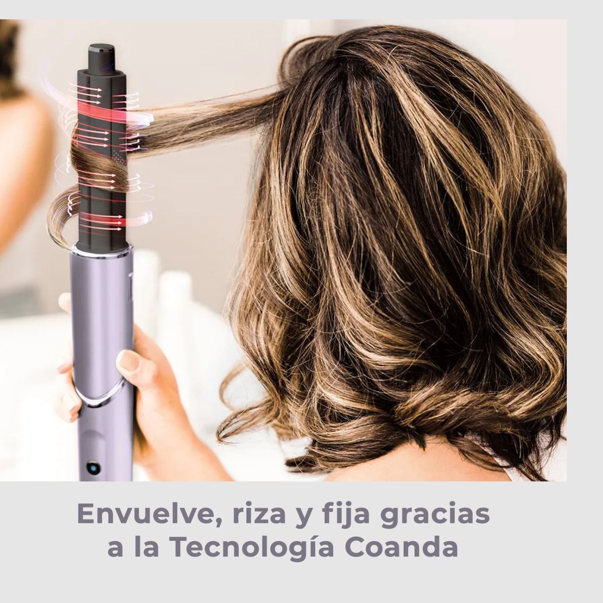 SHARK - Cepillo Secador FlexStyle Lila 5 en 1 Shark