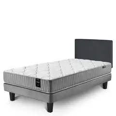 CANNON - Cama Europea Calm 1.5 Plazas + Respaldo