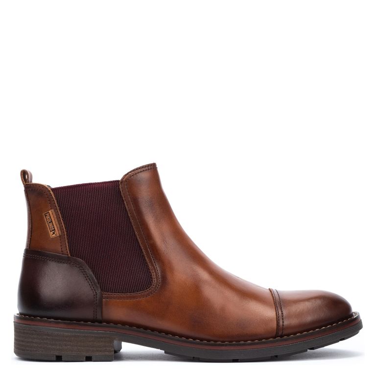 Bota Hombre Cuero Café