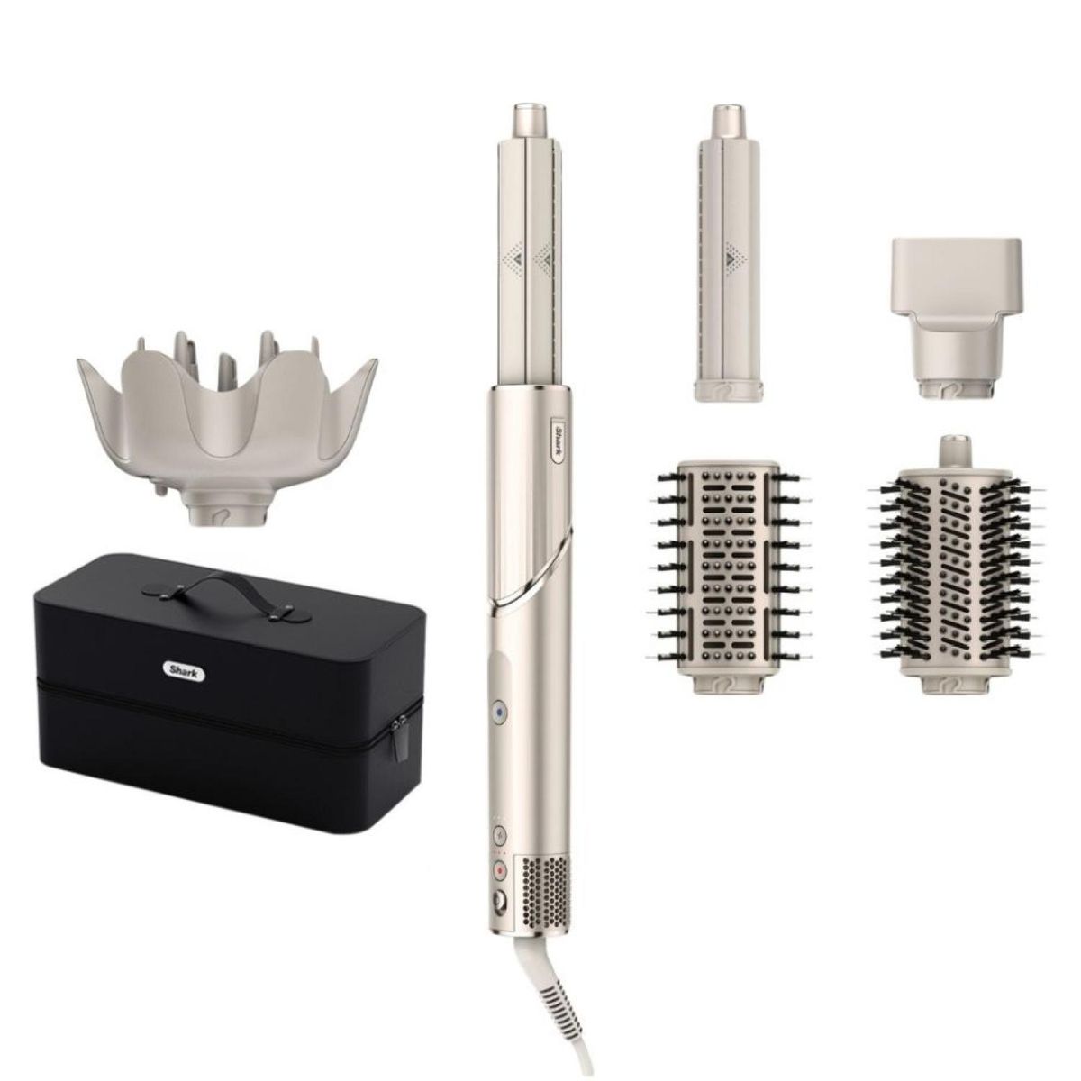 SHARK - Cepillo Secador FlexStyle Silver 5 en 1 Shark