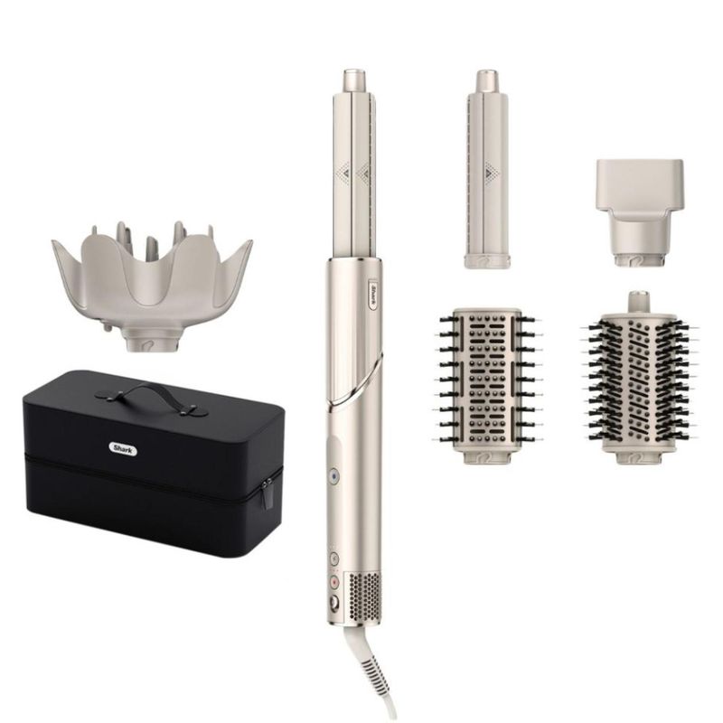 SHARK - Secador Multistyler FlexStyle Silver 5 en 1 Shark
