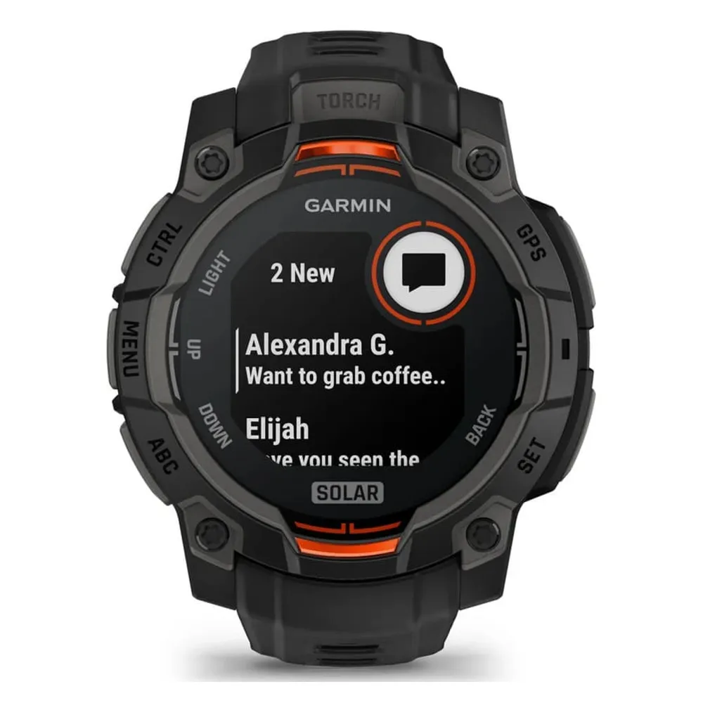 Garmin Instinct 3 Solar 45mm Negro, foto 3