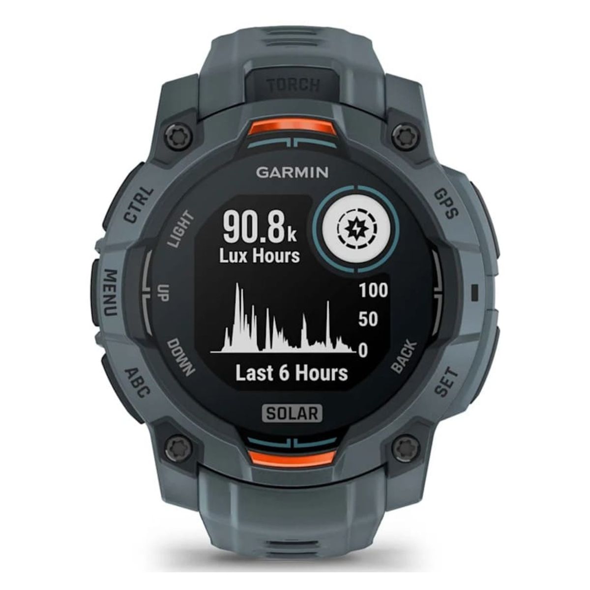 GARMIN - Smartwatch Garmin Instinct3 45 mm Solar Gris