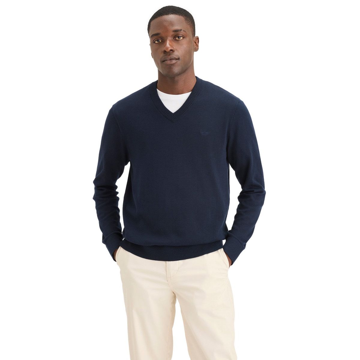 DOCKERS - Sweater Cuello V Casual Hombre Dockers