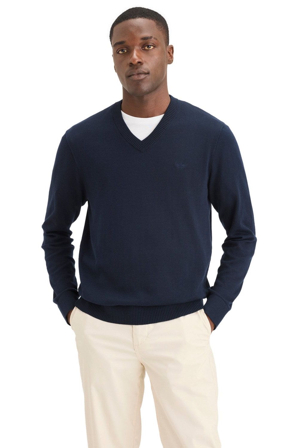 DOCKERS - Sweater Cuello V Casual Hombre Dockers