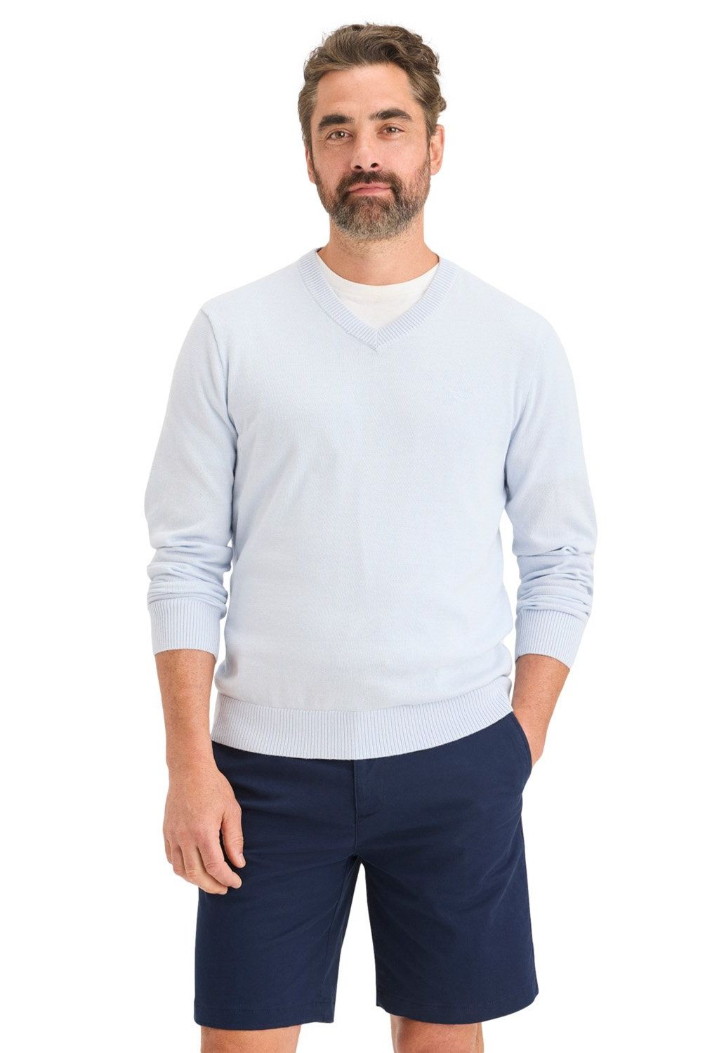 DOCKERS - Sweater Cuello V Casual Hombre Dockers
