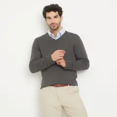 DOCKERS - Sweater Cuello V Casual Hombre