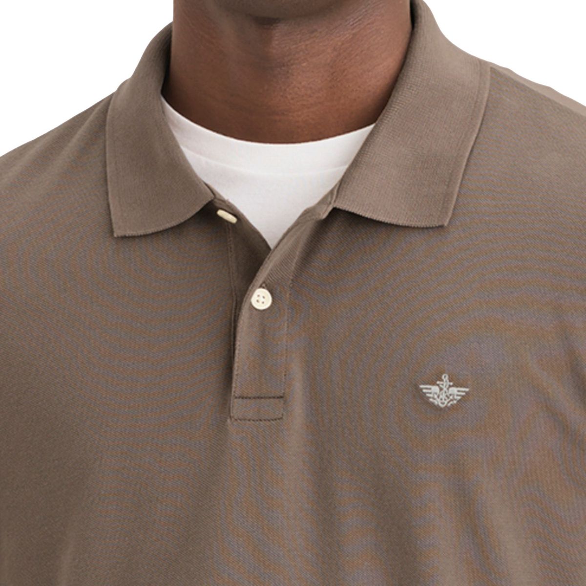 DOCKERS - Polera Pique Manga Larga Hombre Dockers