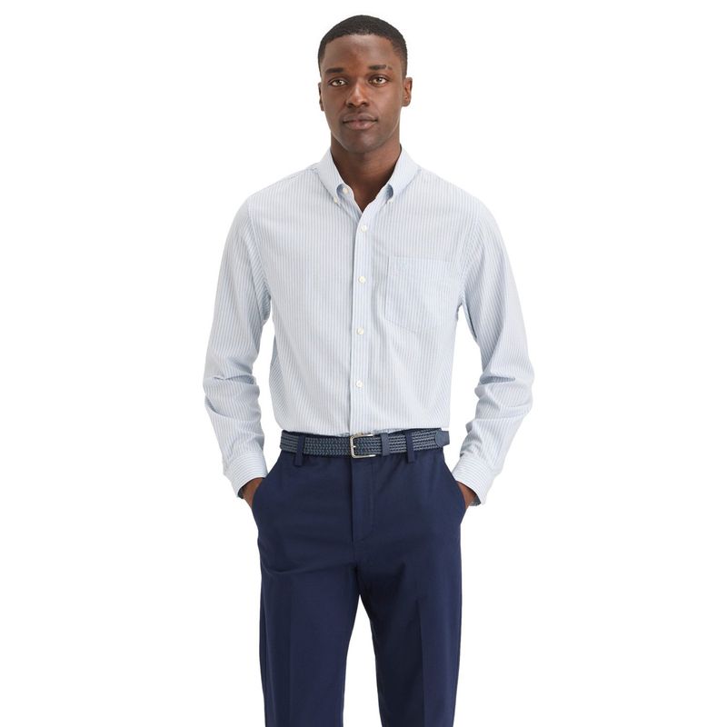 DOCKERS - Camisa Manga Larga Algodón Hombre Dockers
