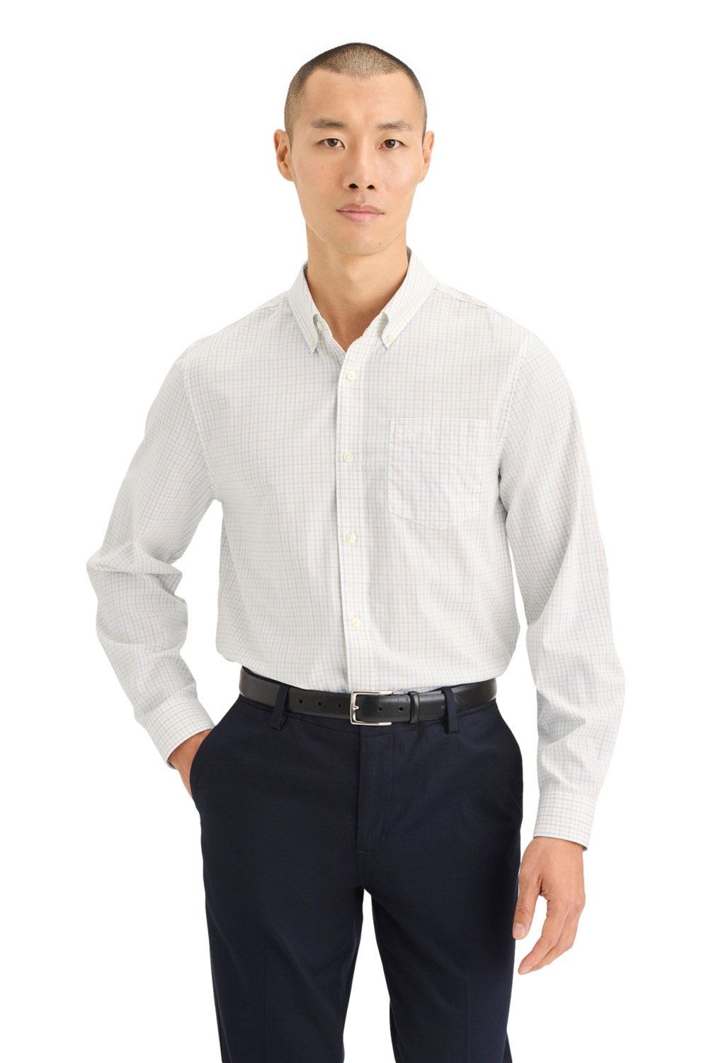 DOCKERS - Camisa Manga Larga Algodón Hombre Dockers