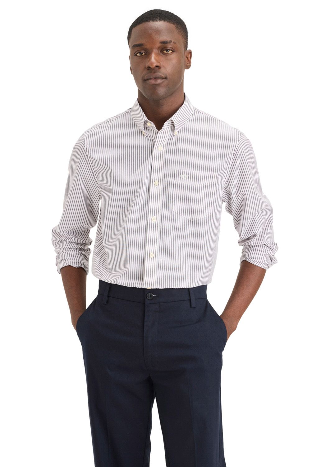 DOCKERS - Camisa Manga Larga Algodón Hombre Dockers