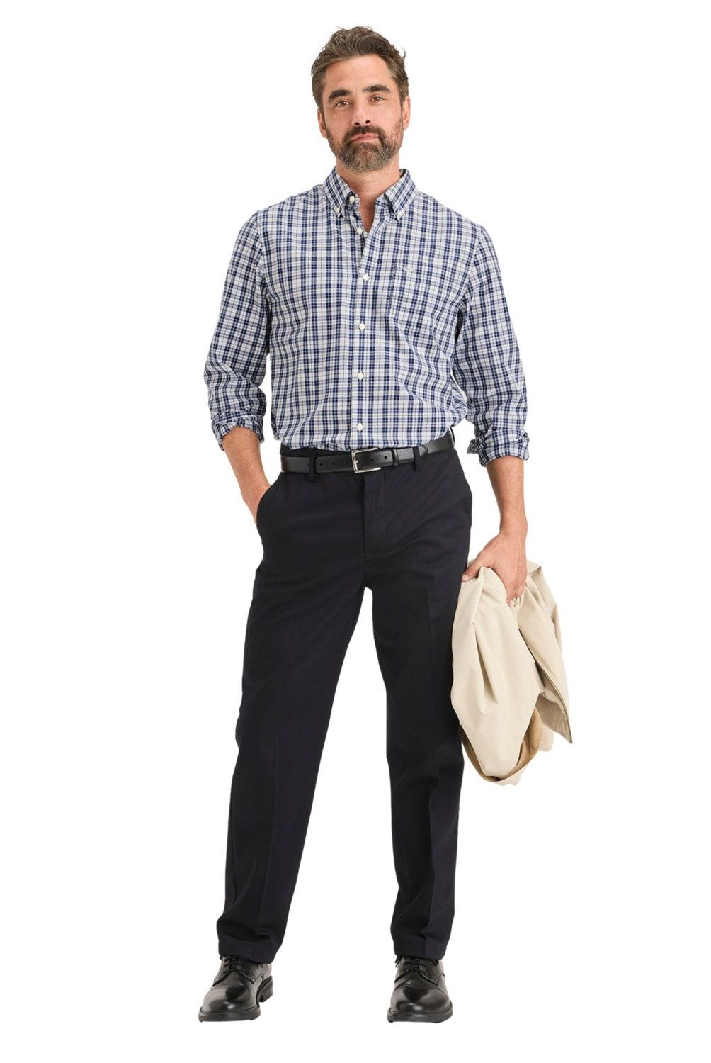 DOCKERS - Camisa Manga Larga Algodón Hombre Dockers