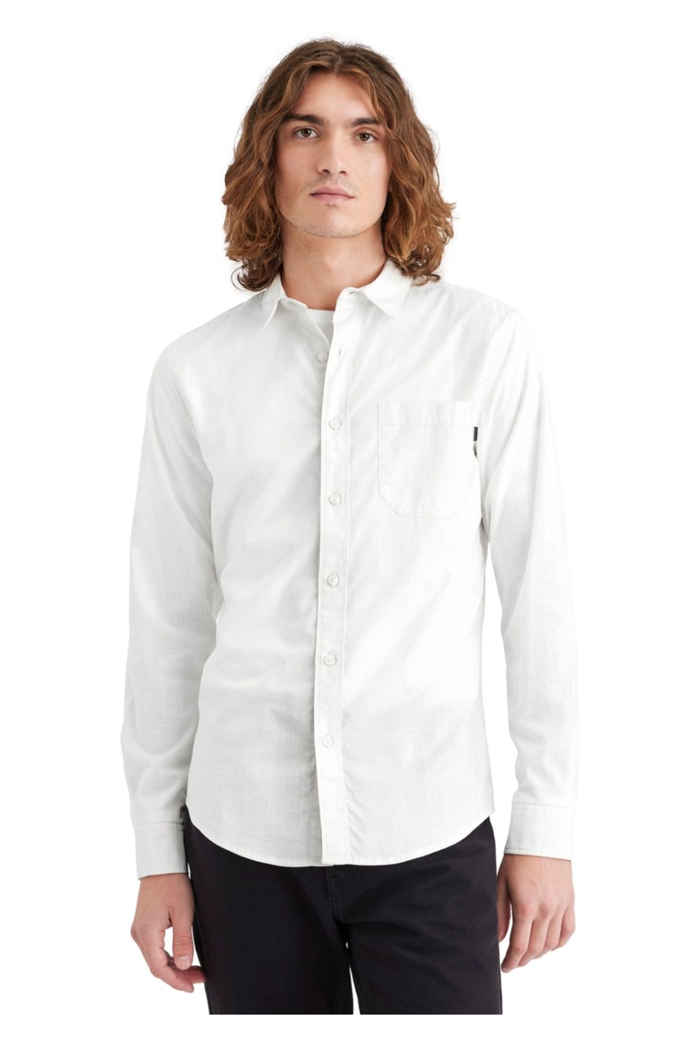 DOCKERS - Camisa Manga Larga Algodón Hombre Dockers