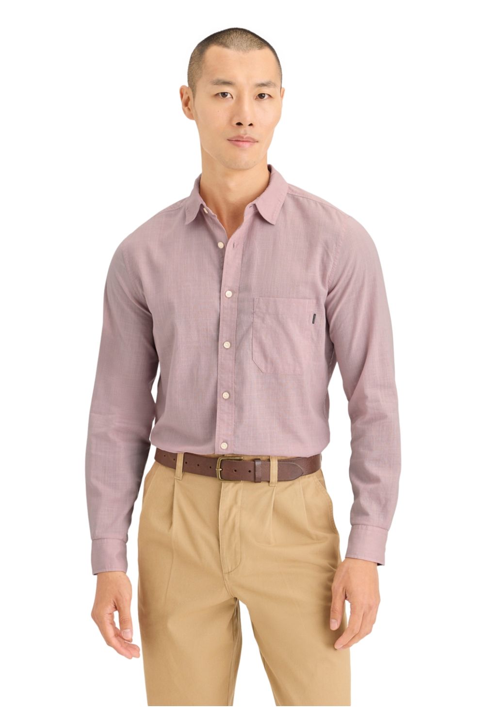 DOCKERS - Camisa Manga Larga Algodón Hombre Dockers