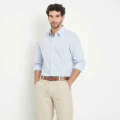 DOCKERS - Camisa Manga Larga Algodón Hombre
