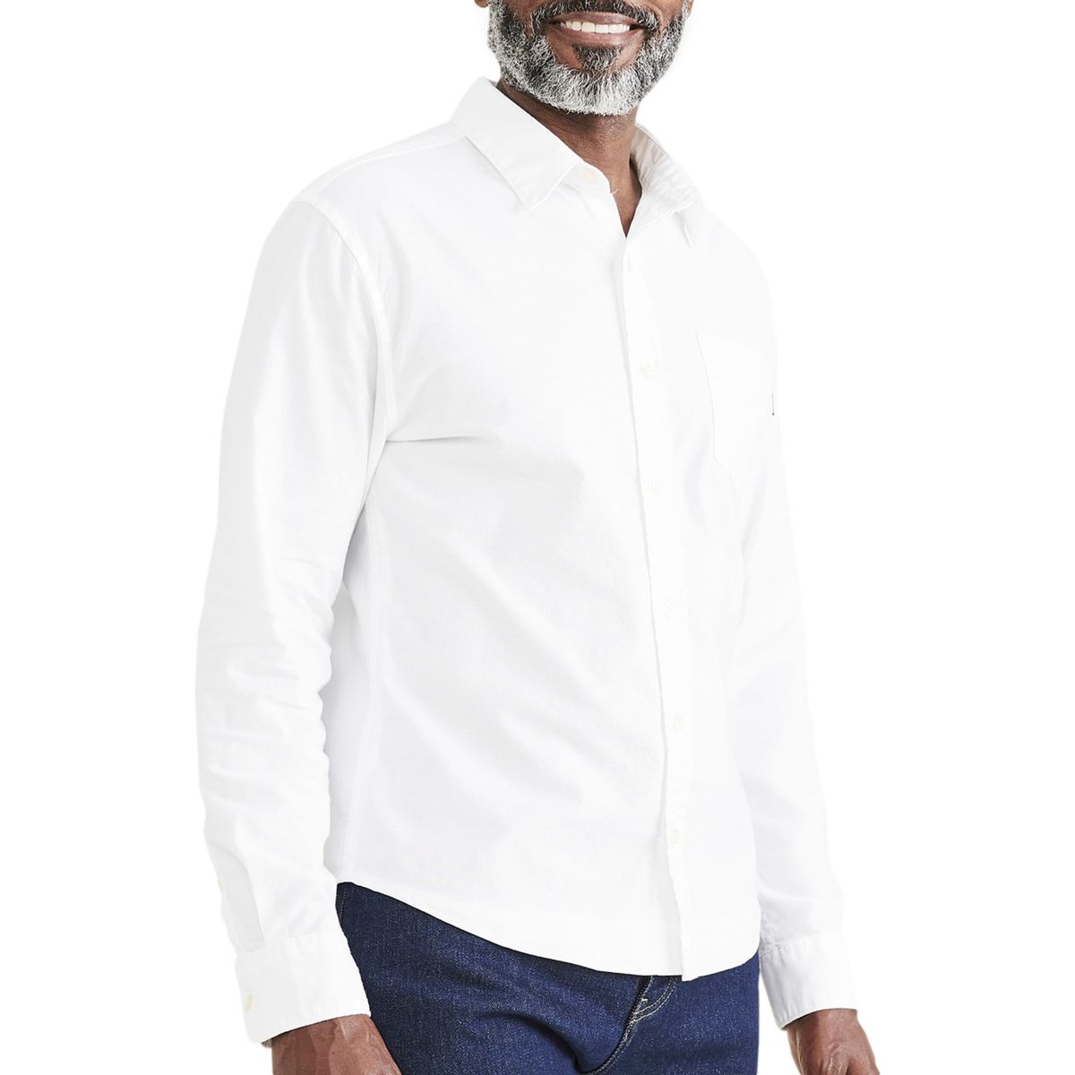 DOCKERS - Camisa Manga Larga Algodón Hombre Dockers