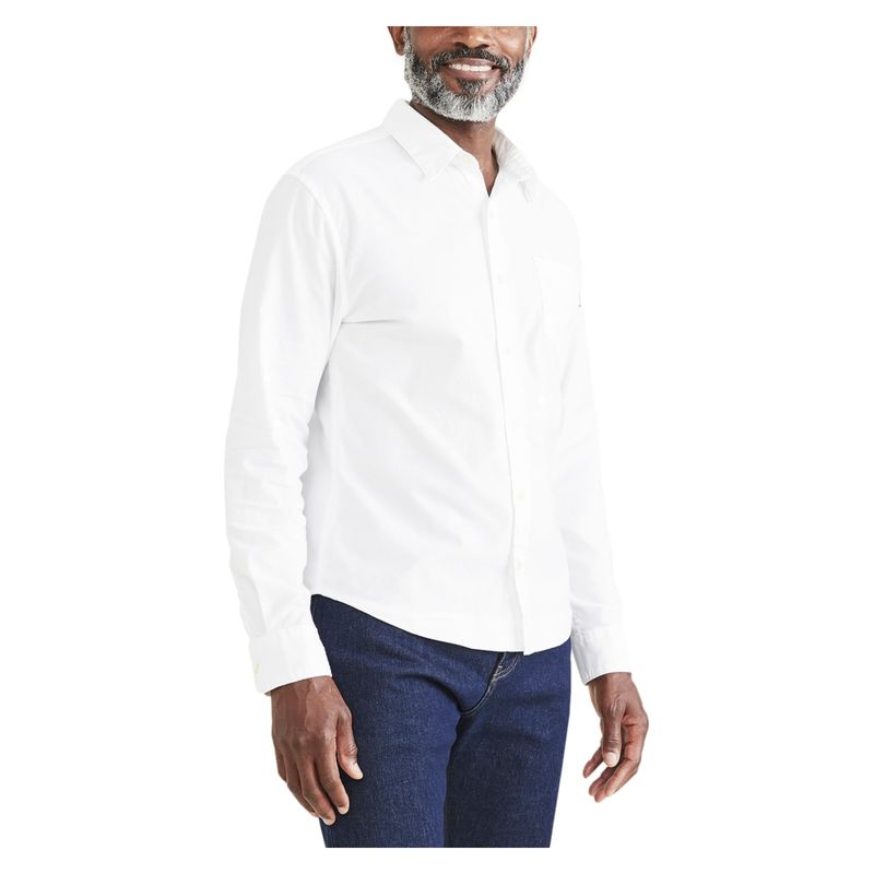 DOCKERS - Camisa Manga Larga Algodón Hombre Dockers