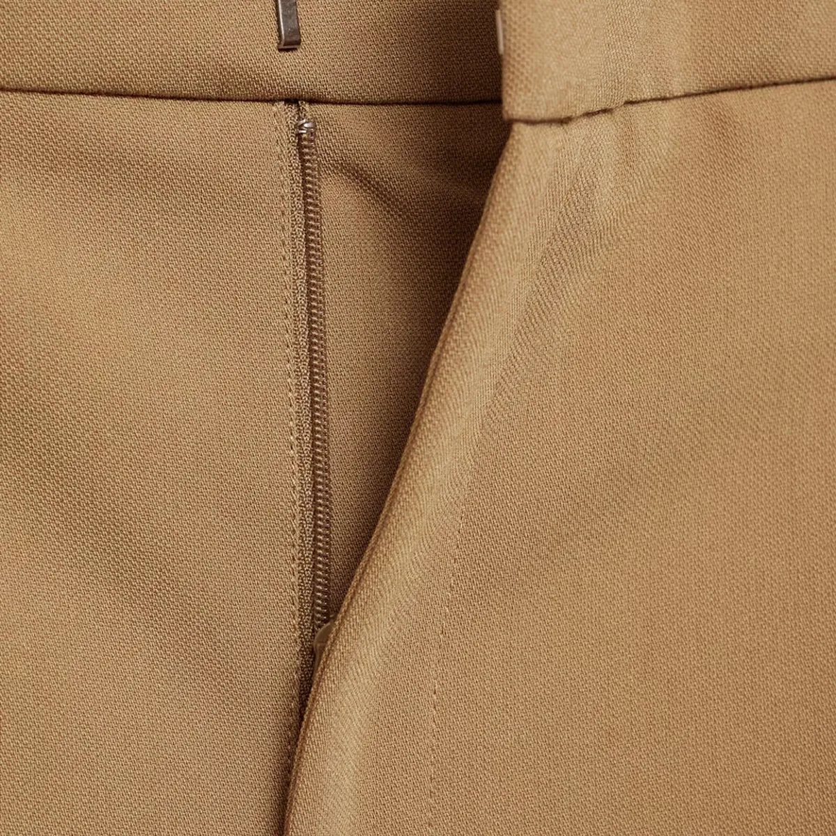 MANGO - Pantalón Recto Pinzas Mujer Mango