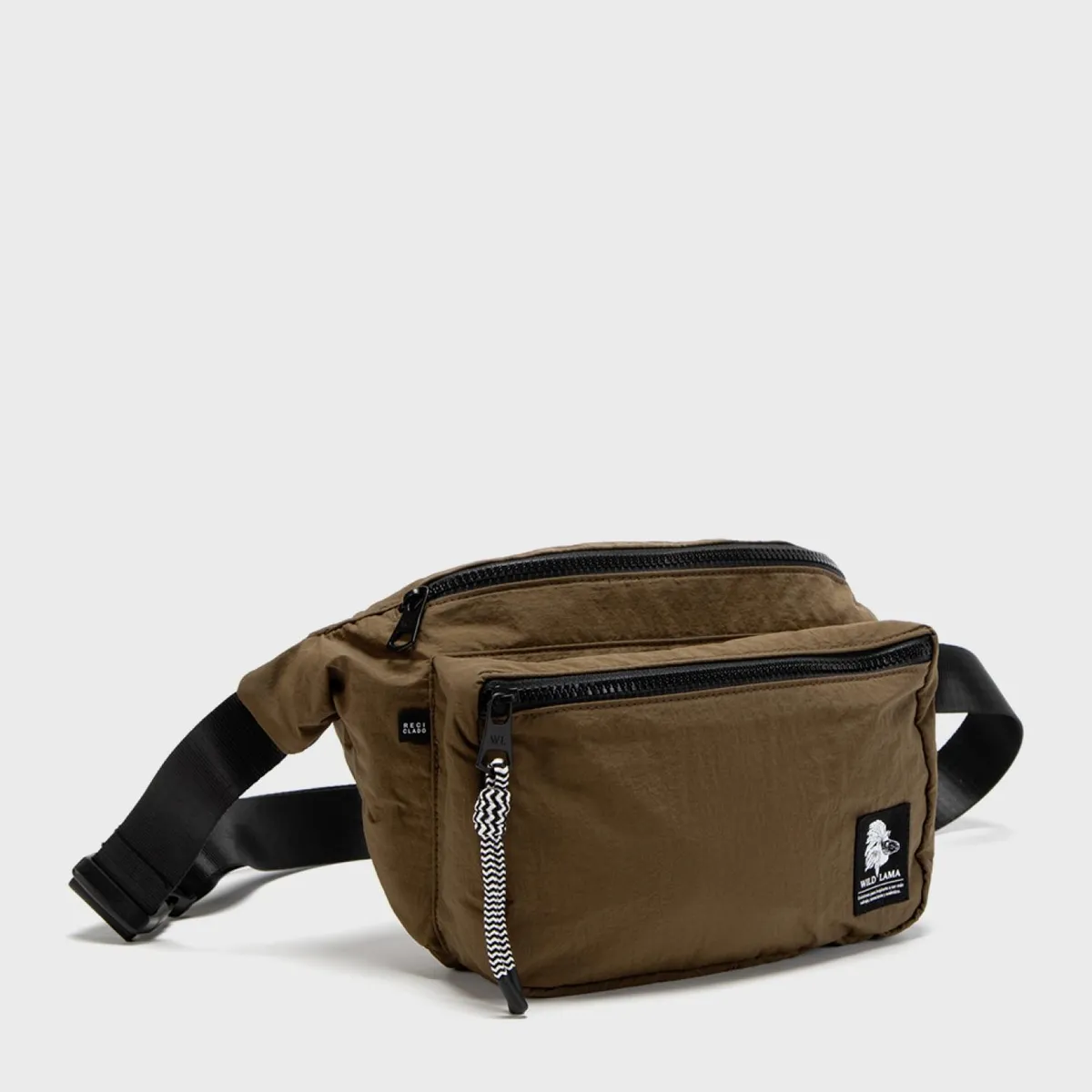 WILD LAMA - Banano Unisex Negro Wild Lama