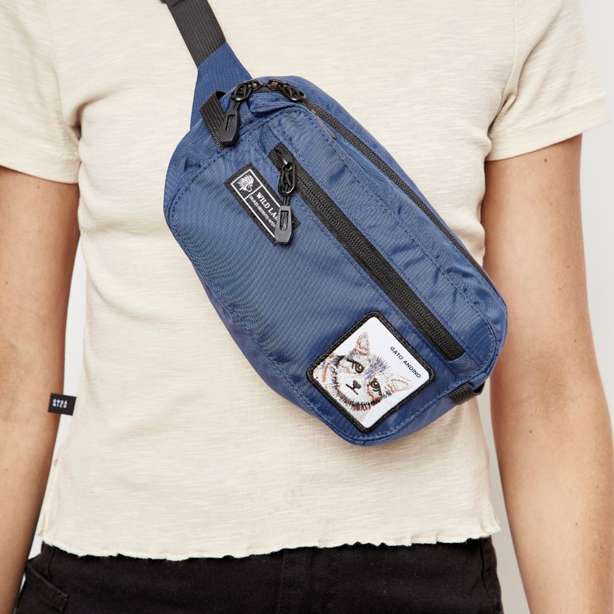 WILD LAMA - Banano Unisex Negro Wild Lama