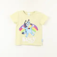 BLUEY - Polera Bebé Niña Algodón Manga Corta Toddlera Arcoiris