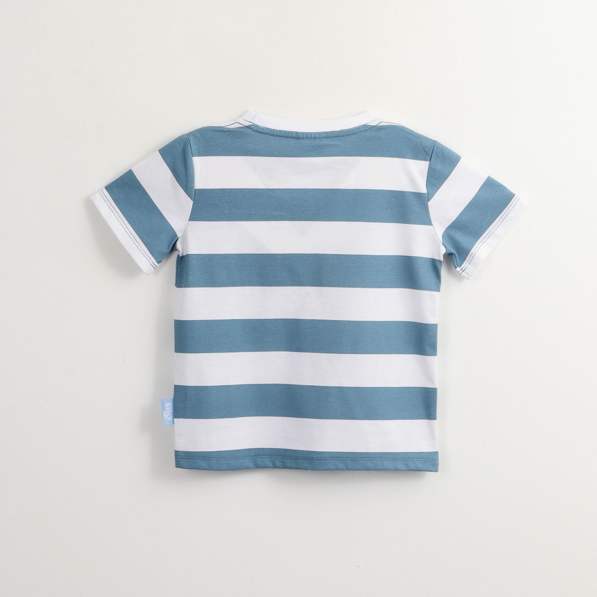 BLUEY - Polera Bebé Niño Algodón Manga Corta Toddlero Bolsillo Bluey