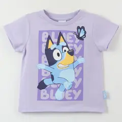 BLUEY - Polera Bebé Niña Algodón Manga Corta Toddlera Personaje Grand