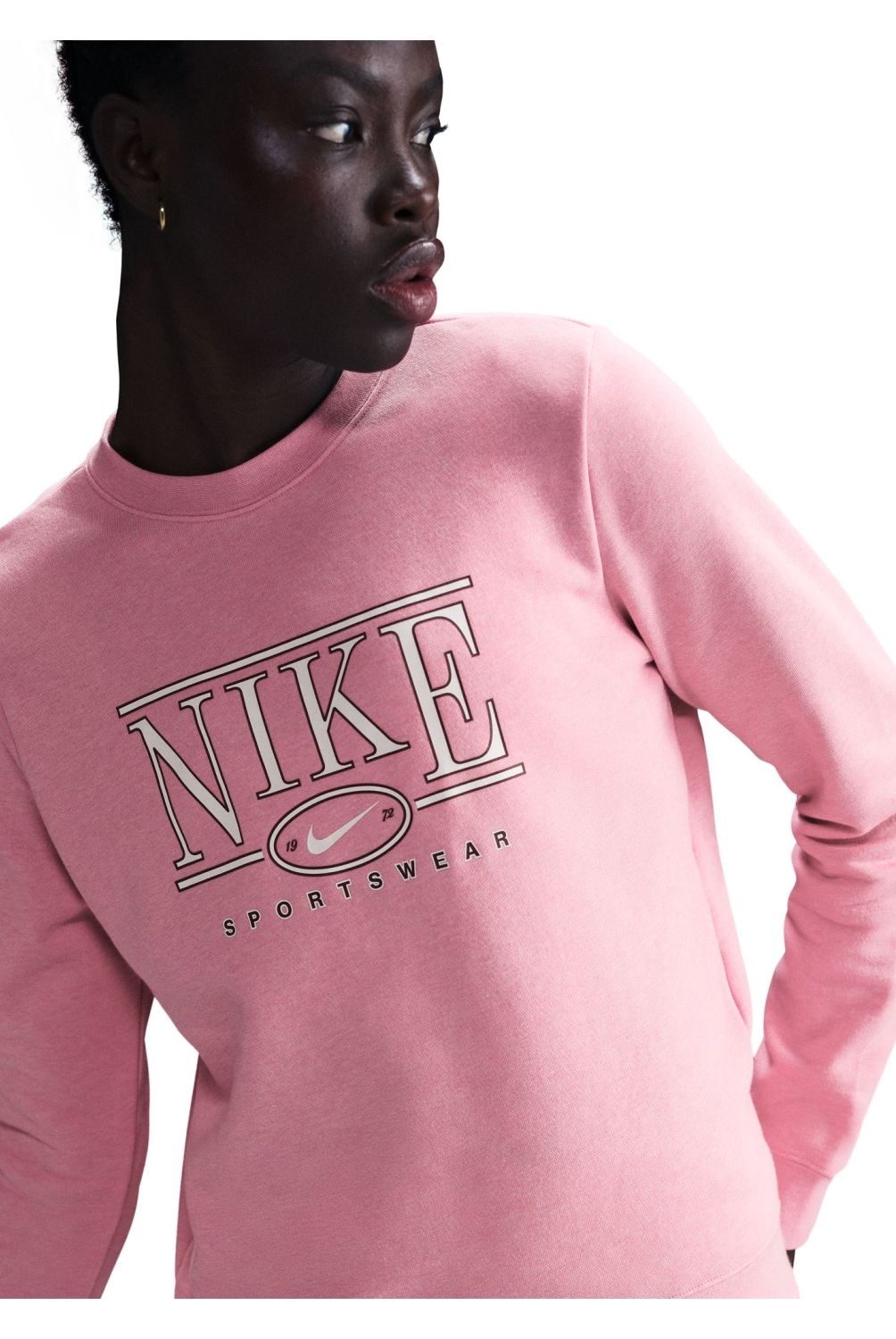 NIKE - Polerón Crewneck Sportswear Club Fleece Mujer Nike