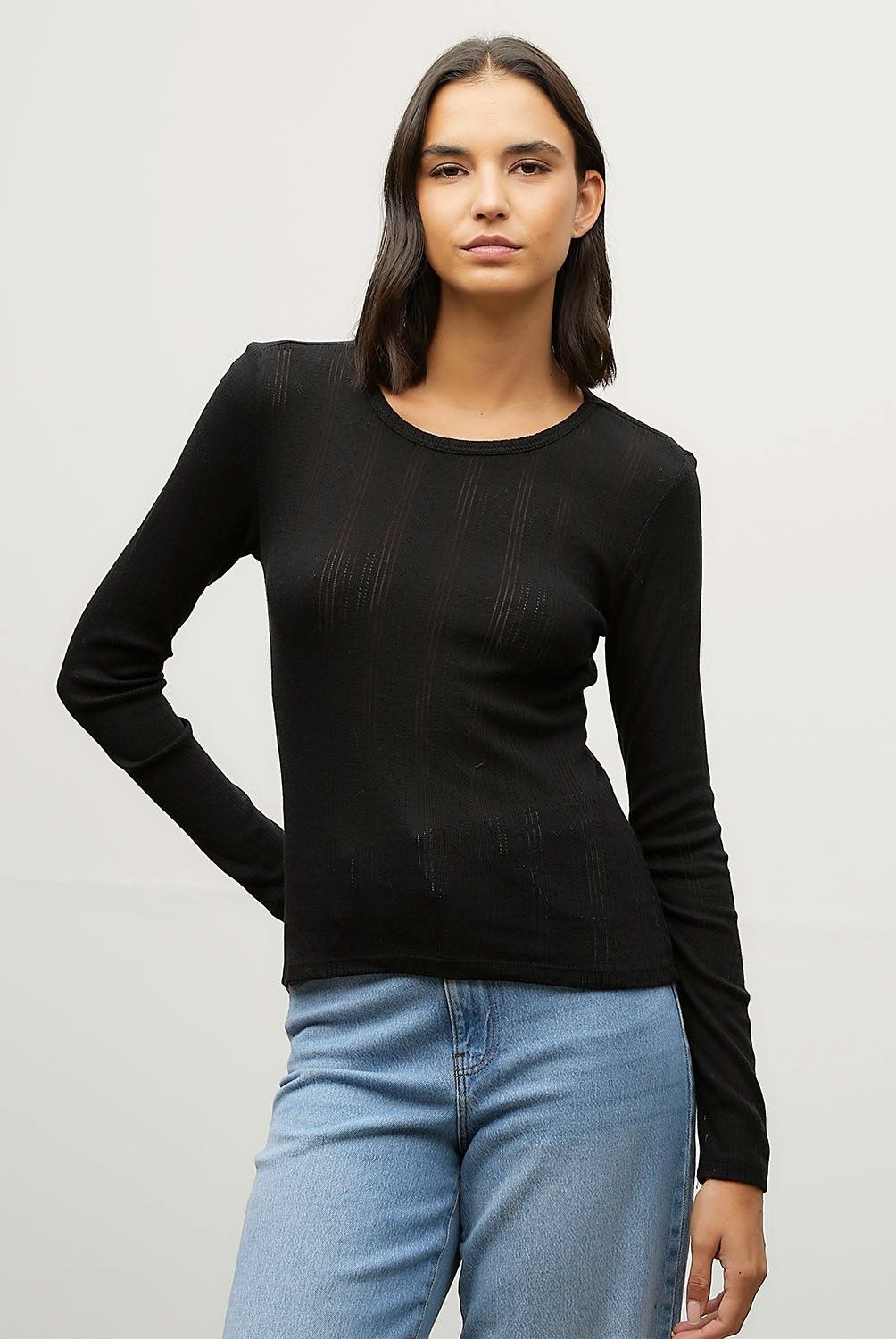 VERO MODA - Polera Lisa 100% Algodón Mujer Vero Moda