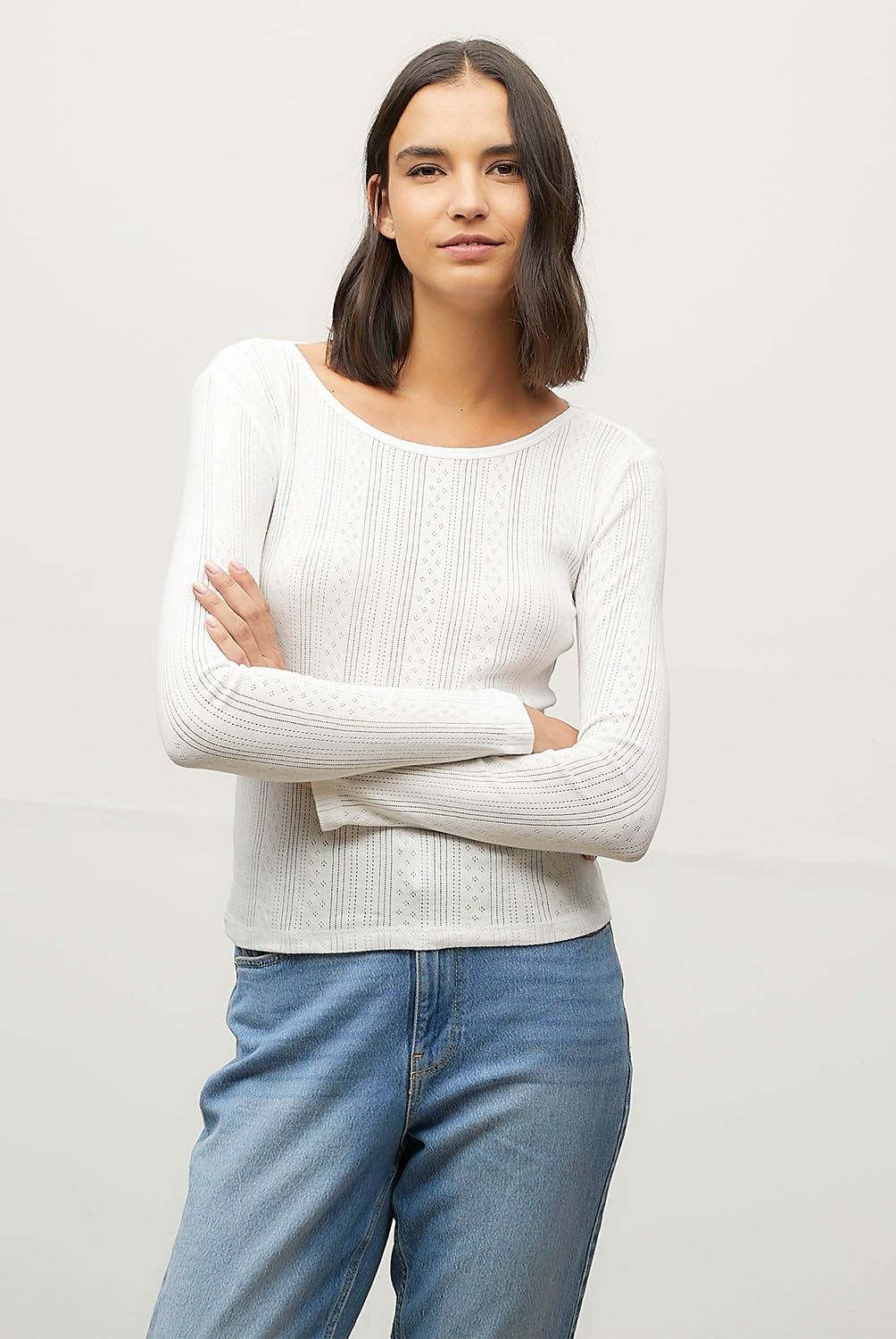 VERO MODA - Polera Lisa 100% Algodón Mujer Vero Moda