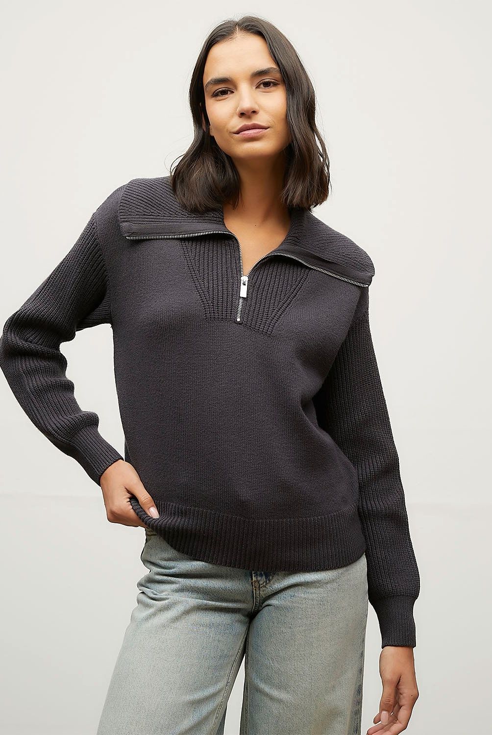 VERO MODA - Sweater Cuello Con Cierre Mujer Vero Moda
