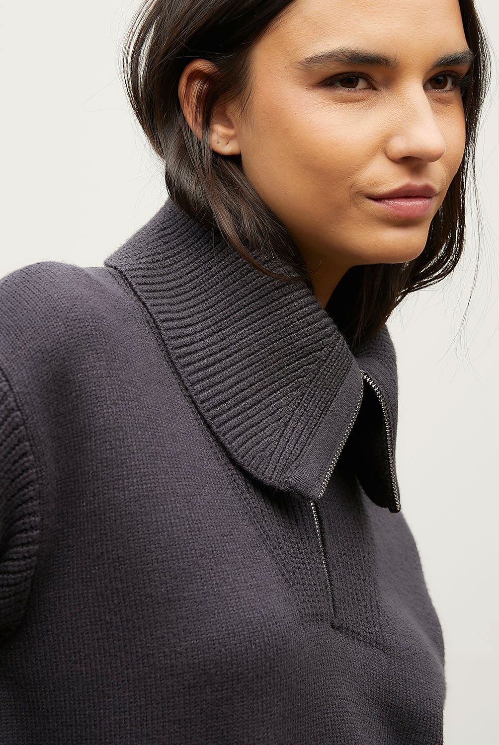 VERO MODA - Sweater Cuello Con Cierre Mujer Vero Moda