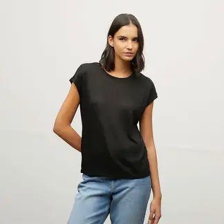 VERO MODA - Polera Manga Corta Cuello Redondo Mujer