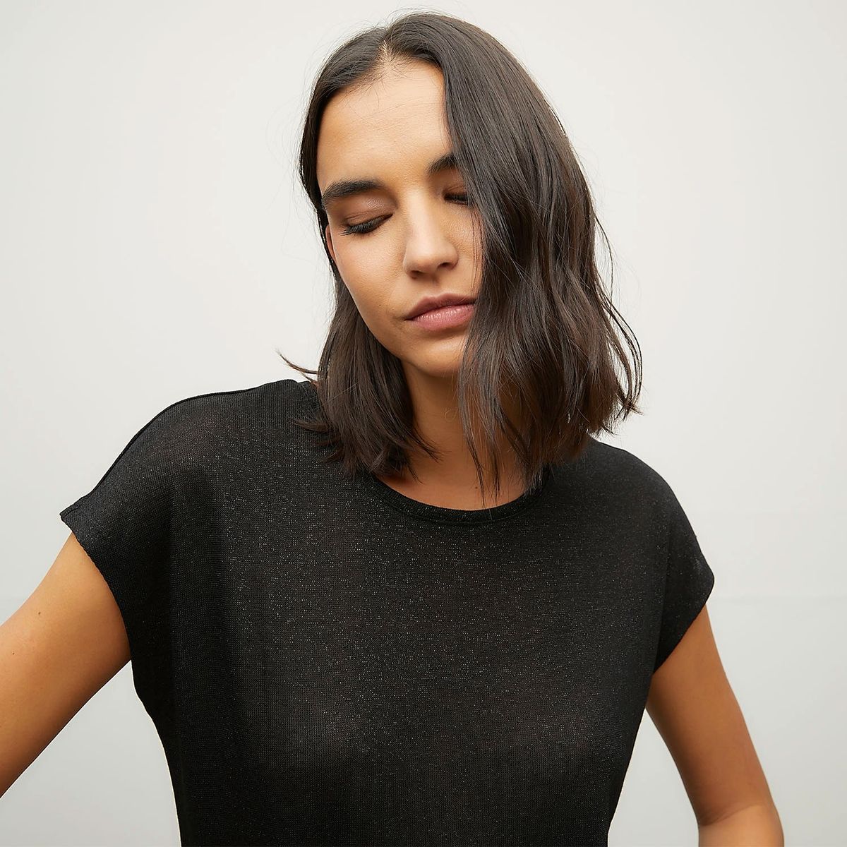 VERO MODA - Polera Manga Corta Cuello Redondo Mujer Vero Moda