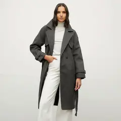 VERO MODA - Abrigo Trench Largo Mujer