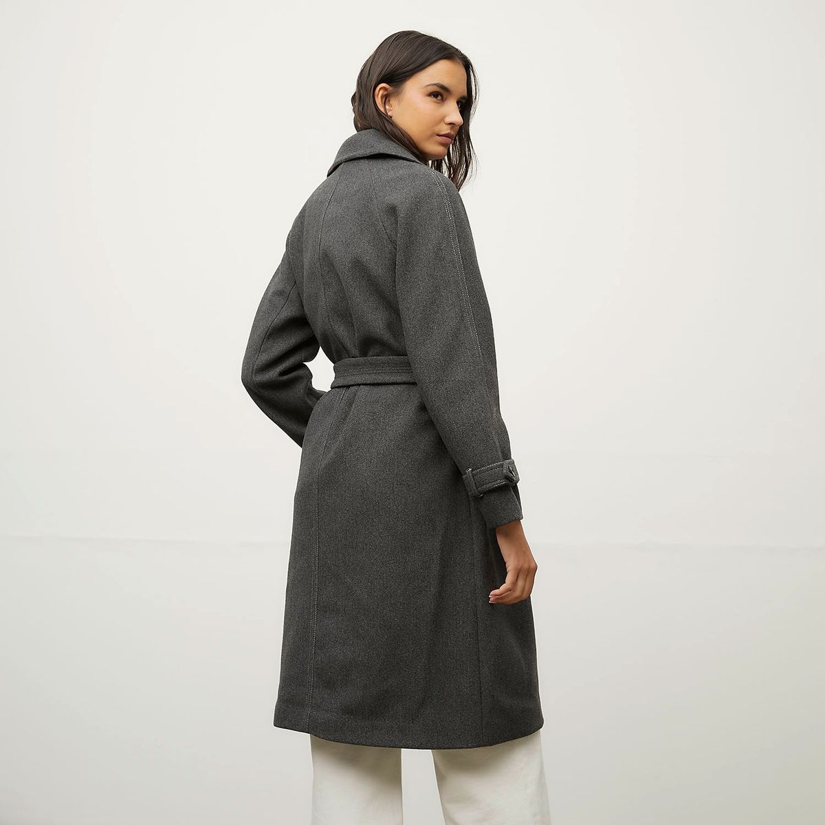 VERO MODA - Abrigo Trench Largo Mujer Vero Moda