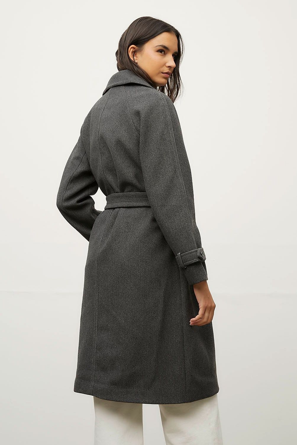 VERO MODA - Abrigo Trench Largo Mujer Vero Moda