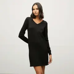 VERO MODA - Vestido Corto Manga Larga Mujer